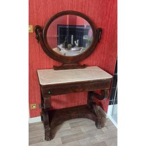 Empire Period Mahogany Dressing Table