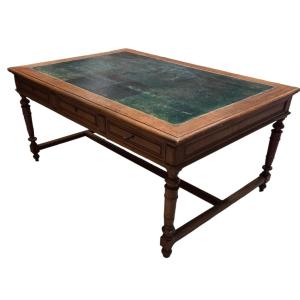 Large Early 1900s Oak Desk