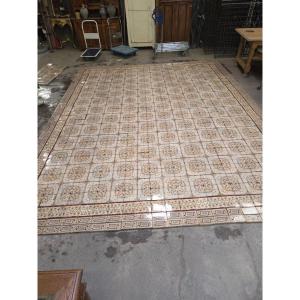 16 metres carré de carrelage en ciment des années 30