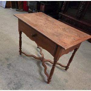 Louis XIV-style Writing Desk In Oak