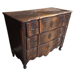 A Chest Of Drawers Known As A “double Crossbow” Chest, Made Of Walnut, Provence, Rhône Valley
