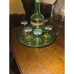 Service a liqueur ( en ouraline) fabrication Portion des annees 20/30