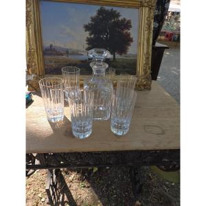 Service a whisky en cristal de Baccarat modèle Harmonie 