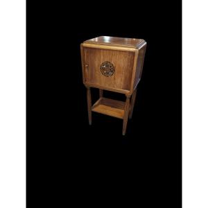 Art Deco Nightstand From The 1920s/1930s, Made Of Mahogany, By Louis Majorelle 