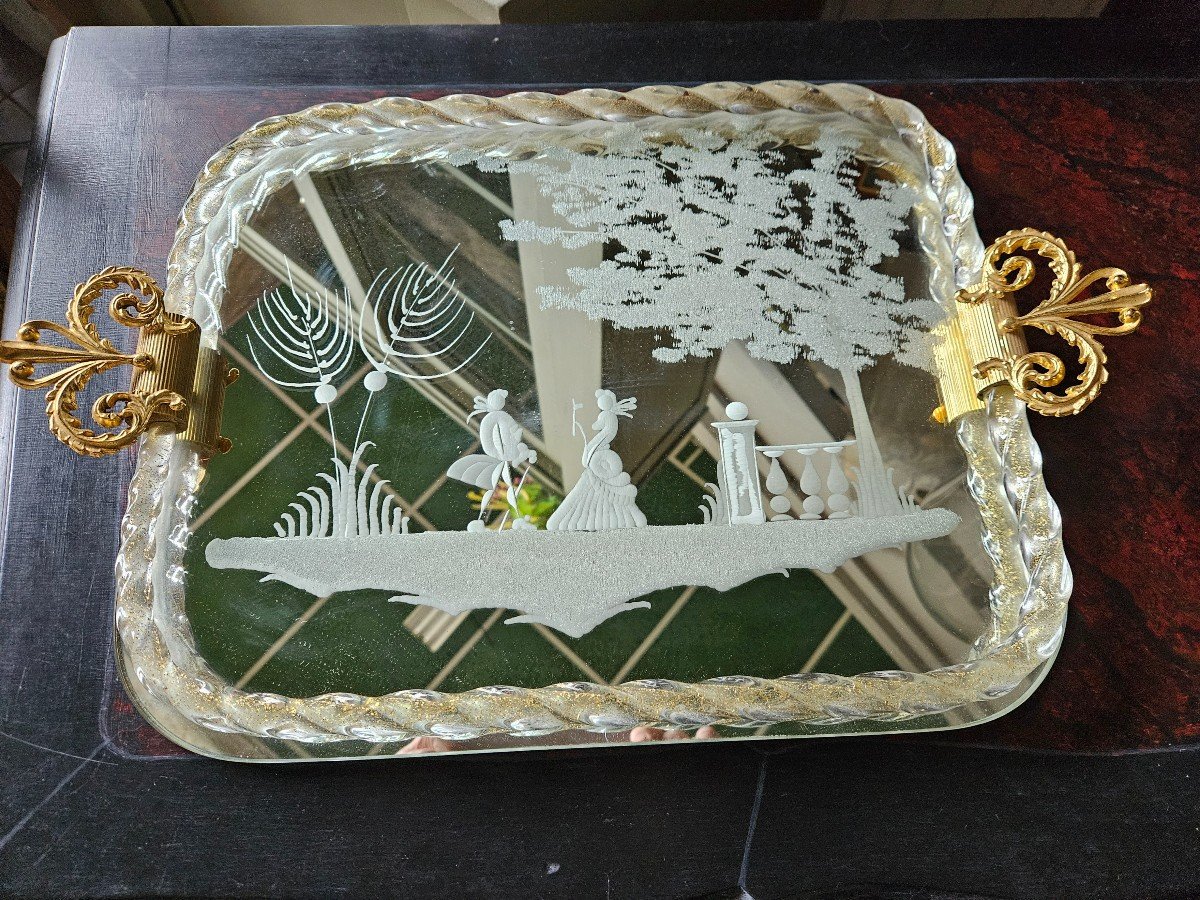 Venice Tray In Vintage Murano