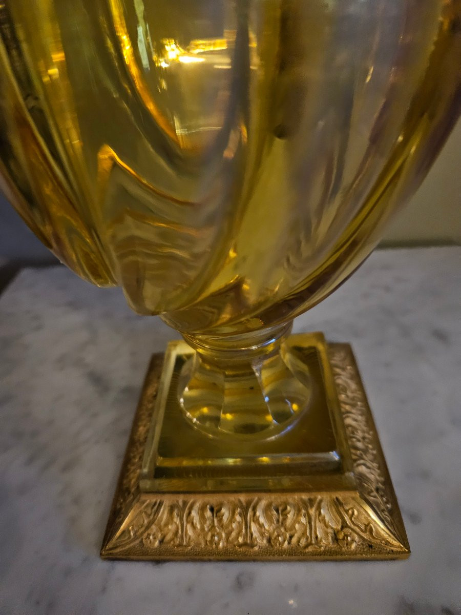 Vase medicis en cristal  -photo-3