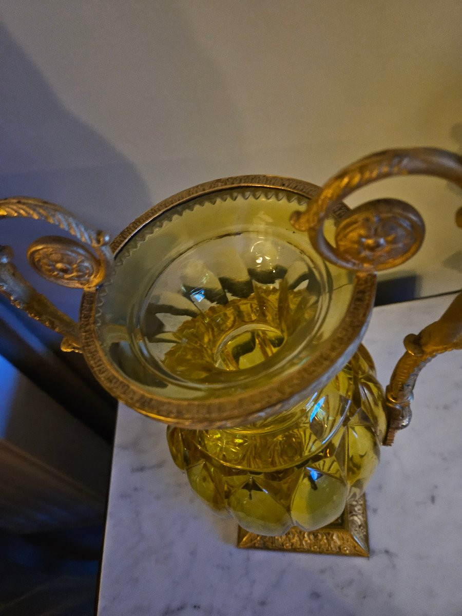 Vase medicis en cristal  -photo-4