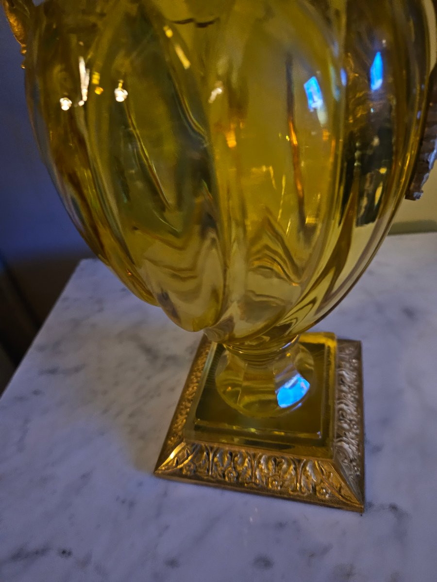 Vase medicis en cristal  -photo-2