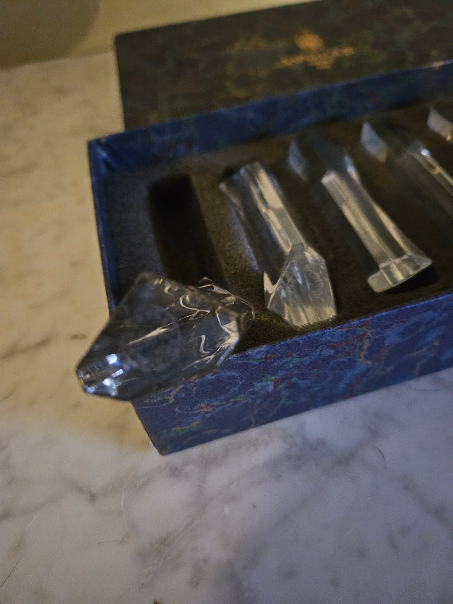 Portes couteaux  cristal Saint Louis-photo-4