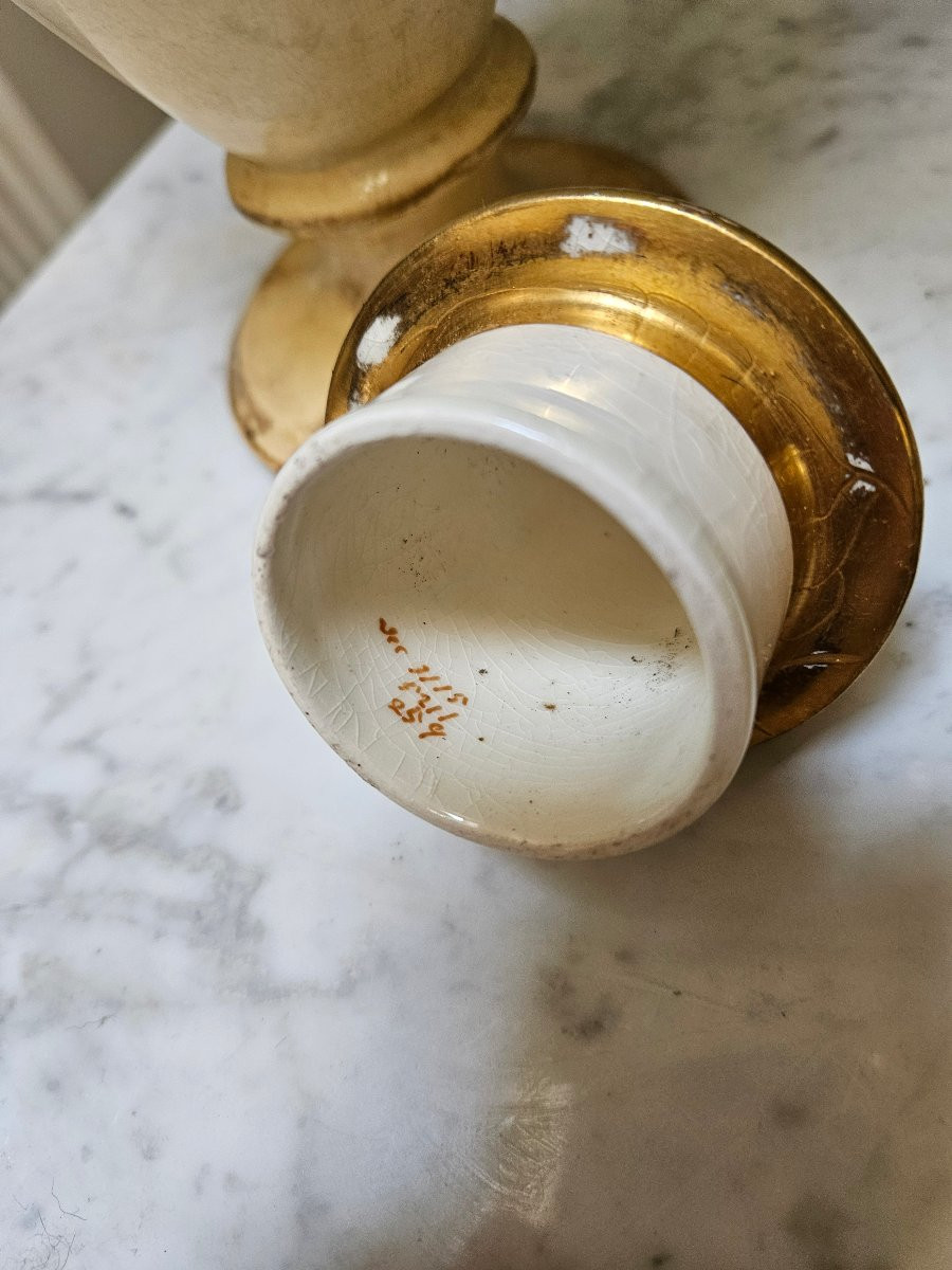 Paire d urnes  manufacture  royal Germany -photo-3