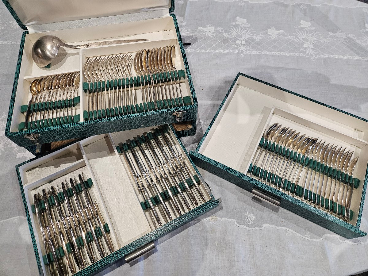 1950s Dixi Silver-plated Cutlery Set-photo-8