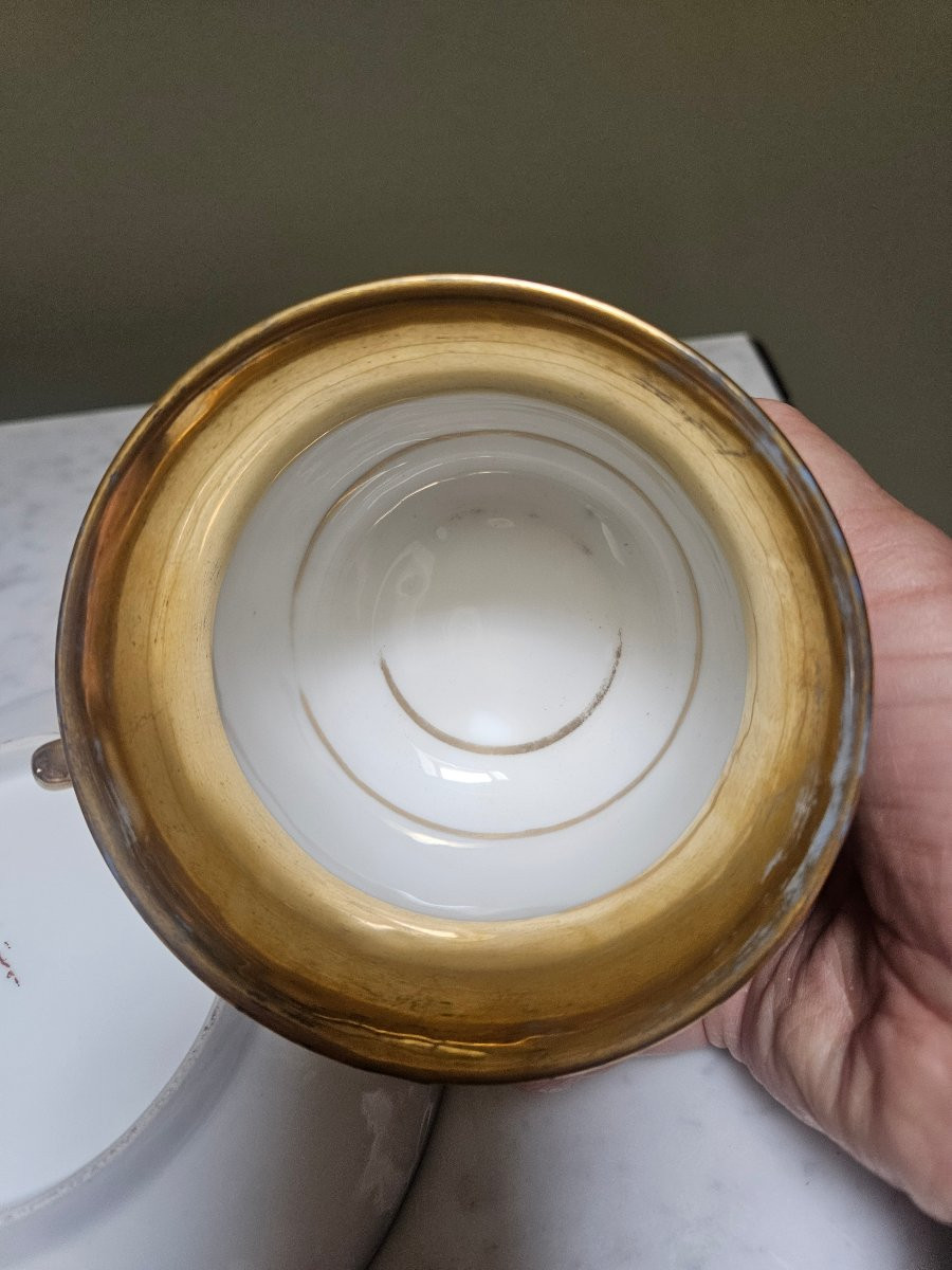 19th Century Porcelain Chocolate Cup-photo-3