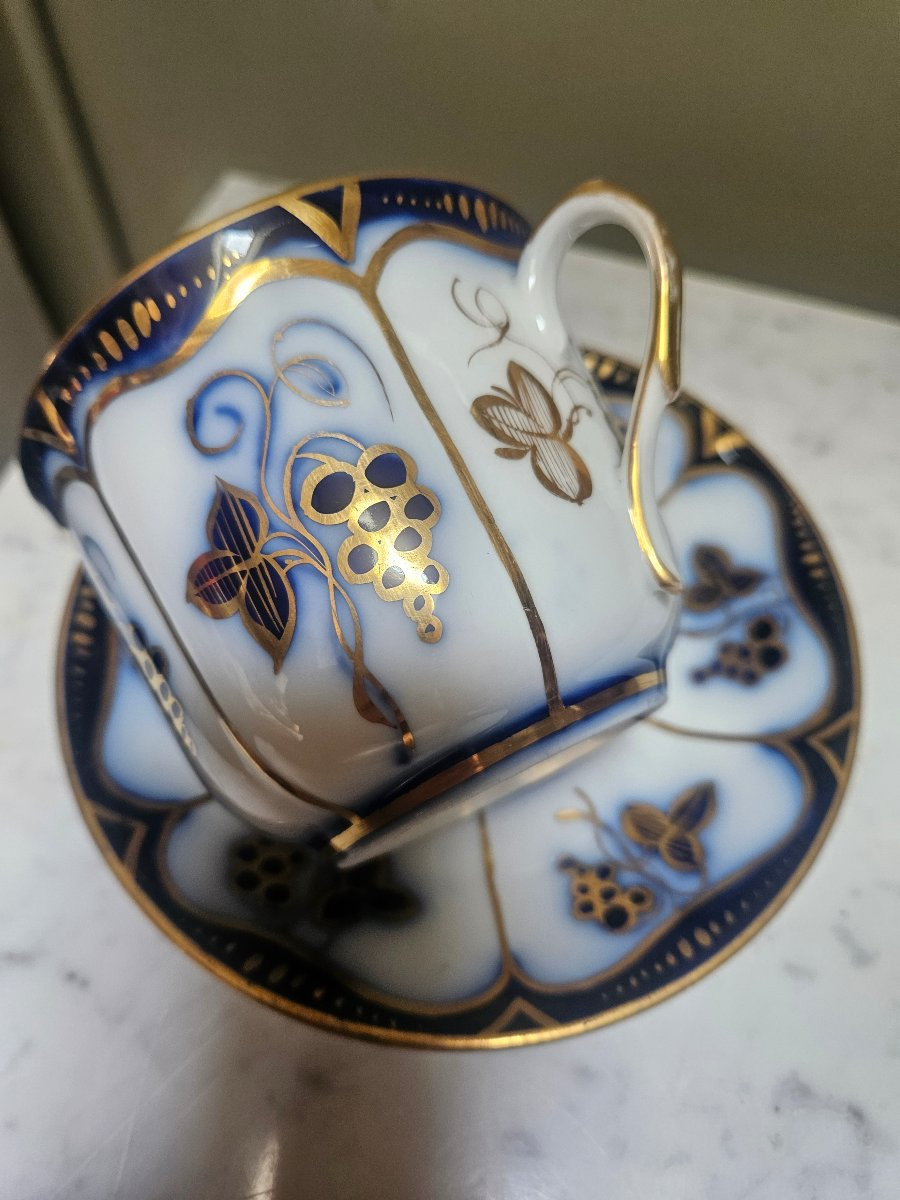 19th Century Porcelain Chocolate Cup-photo-8
