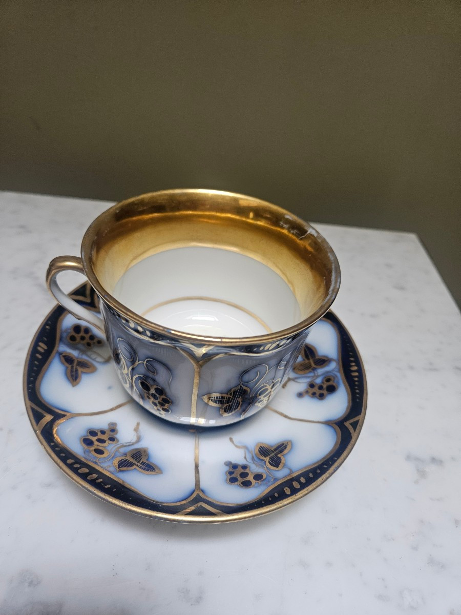 19th Century Porcelain Chocolate Cup