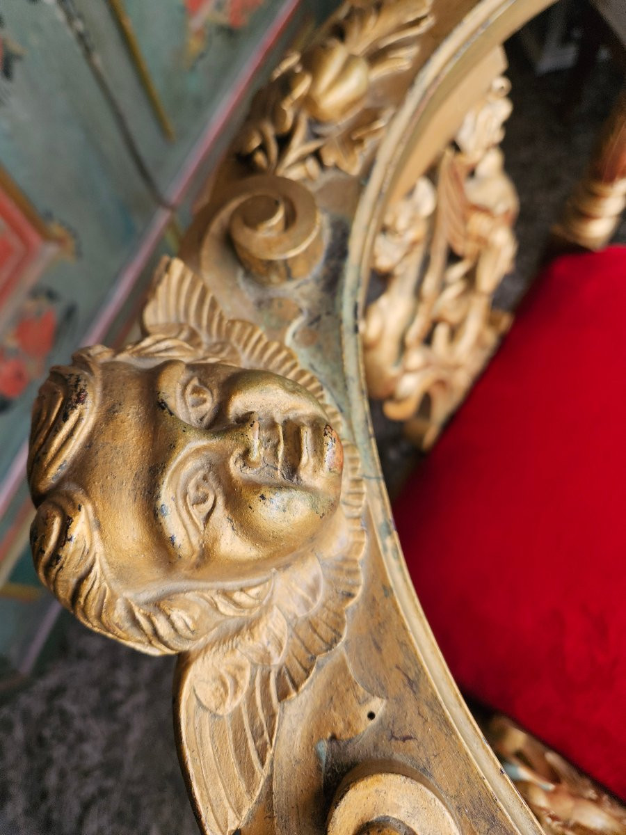 19th Century Italian Baroque Armchair-photo-3