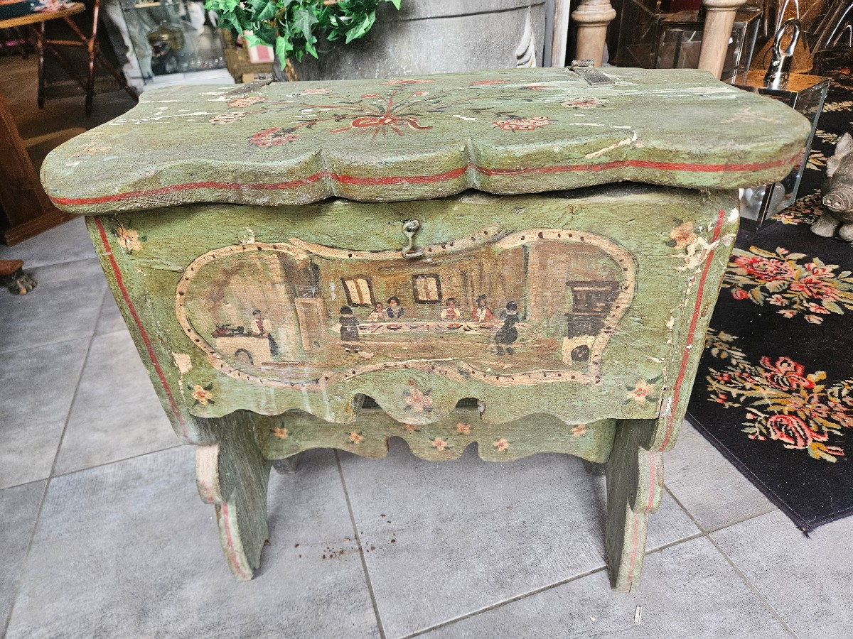  18th Century Alsatian Painted Chest