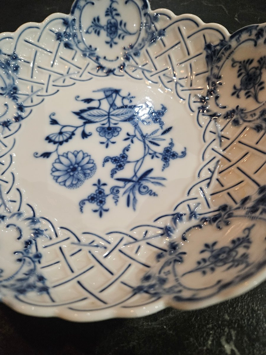  Meissen Porcelain Bowl, Blue Onion Pattern -photo-2