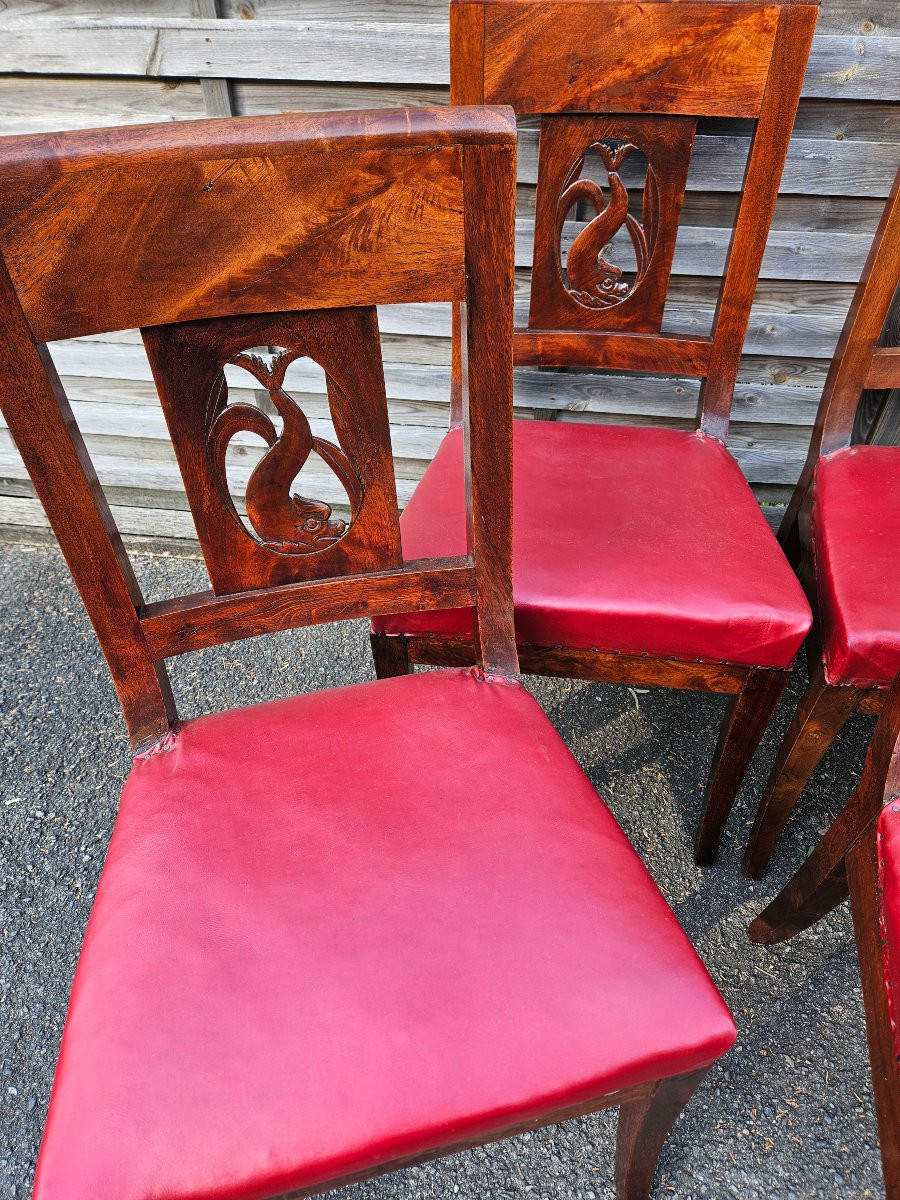 Set Of 6 Restaurant Chairs-photo-7