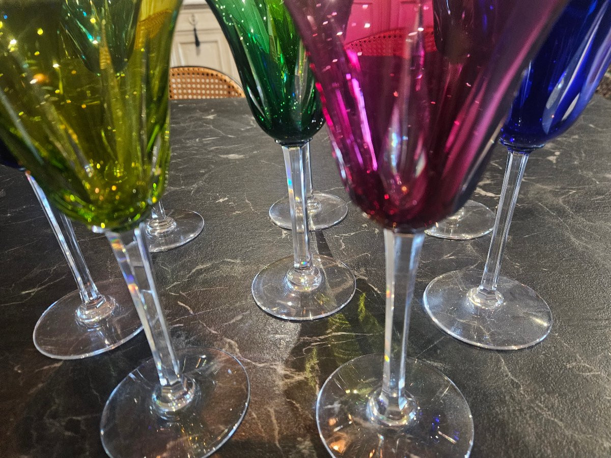 8 verres cristal Saint Louis -photo-1