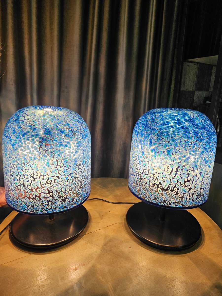 Paire de lampes Gae Aulenti par Vistosi 1970-photo-4