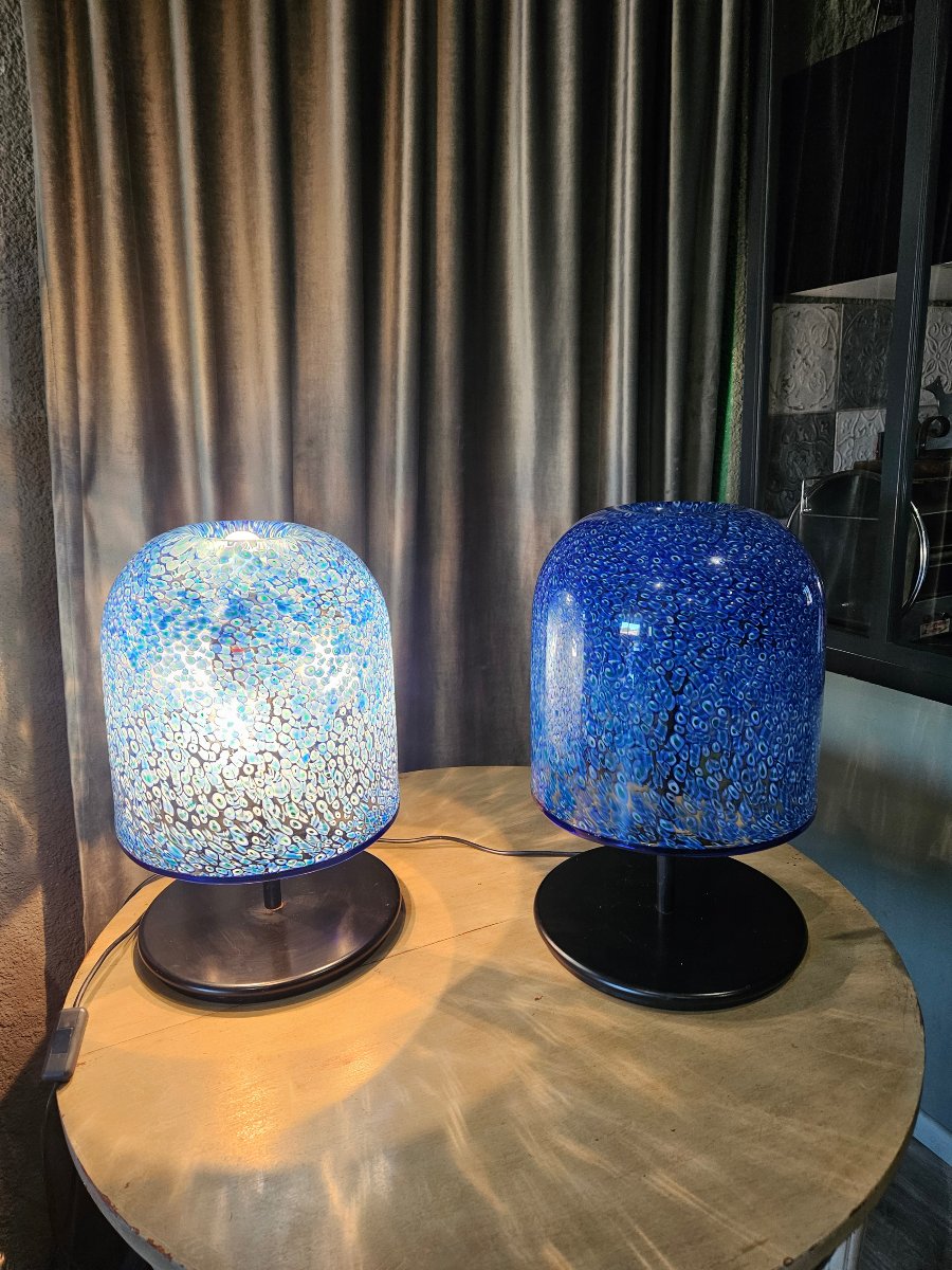 Paire de lampes Gae Aulenti par Vistosi 1970-photo-8