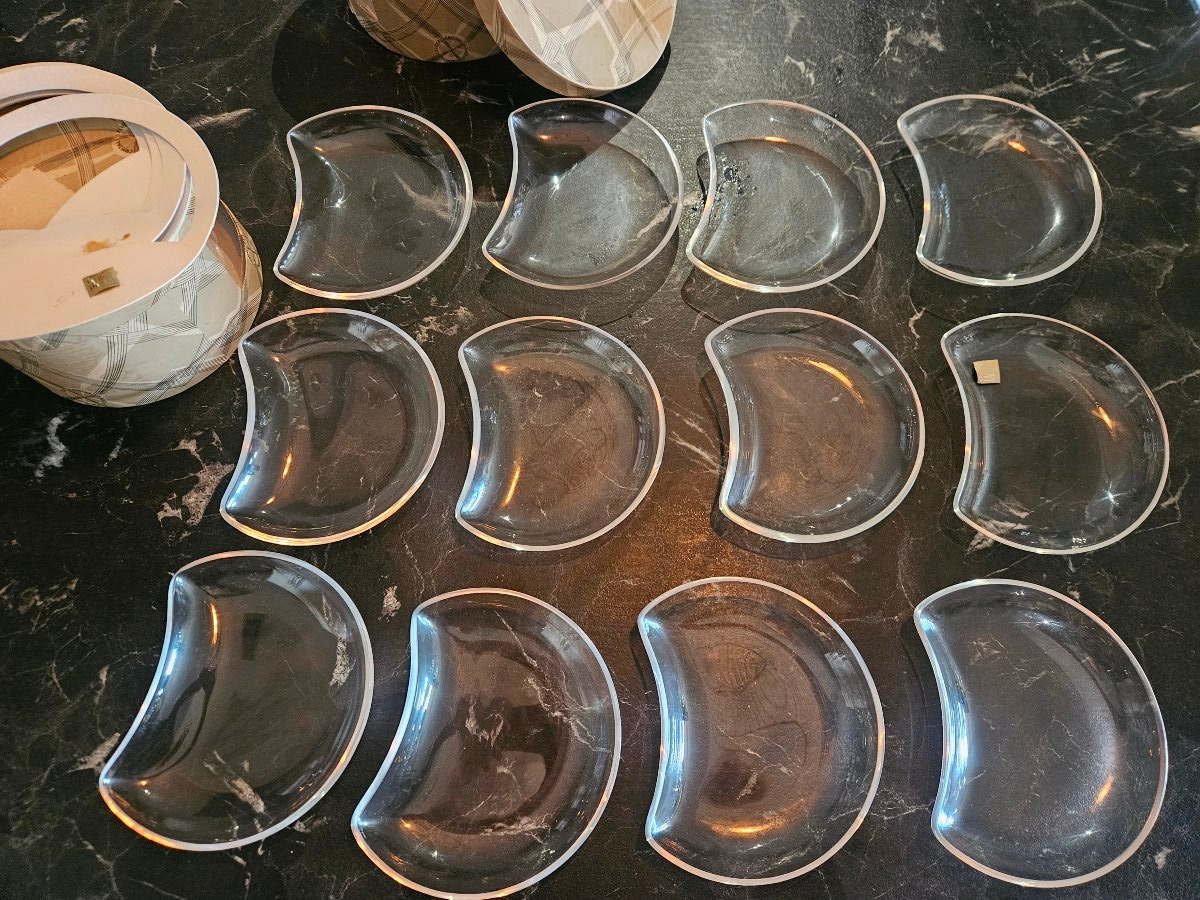 12 coupelles rognon Lalique france-photo-4