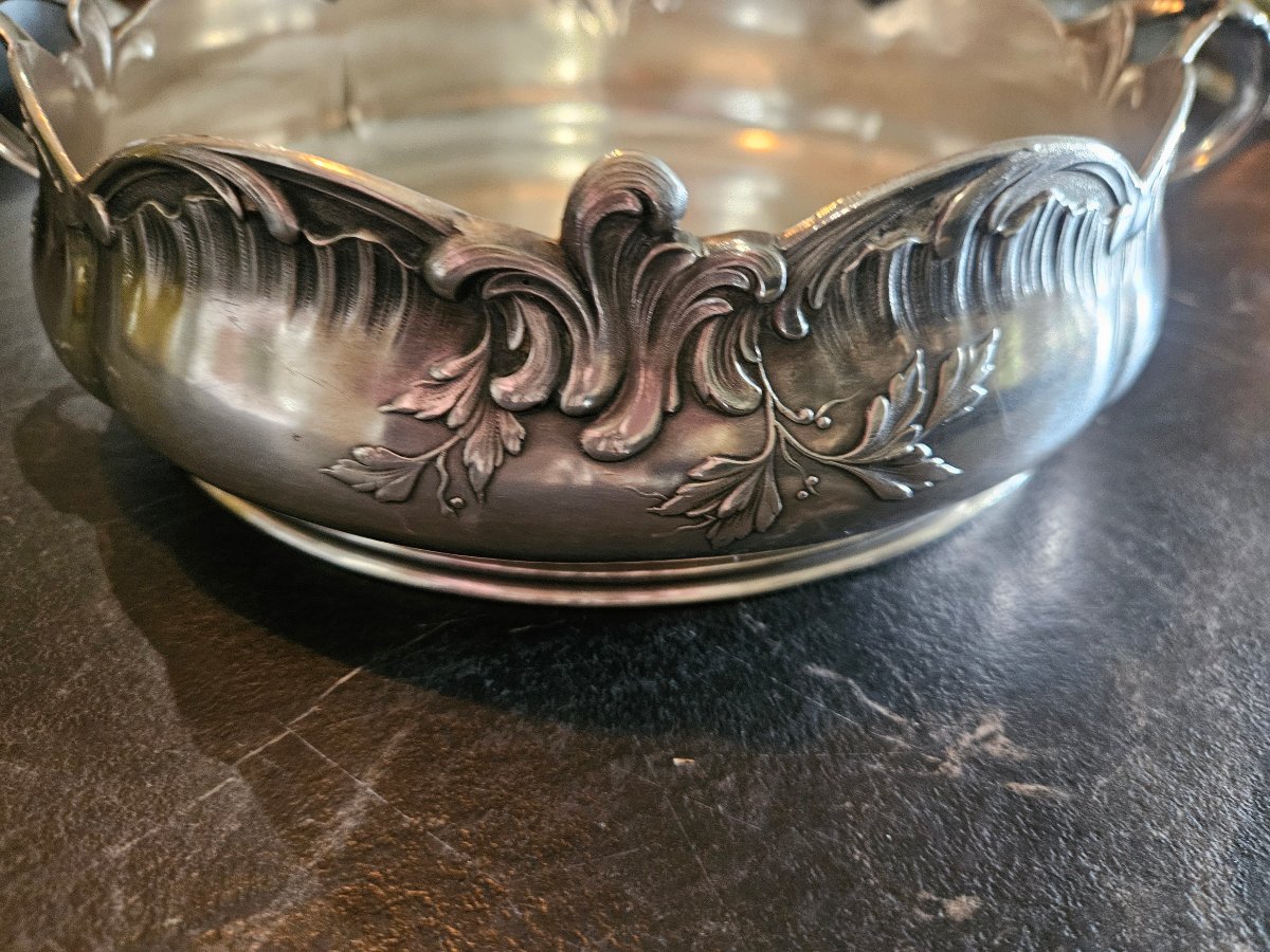 Gallia Silver-plated Metal Vegetable Holder-photo-2