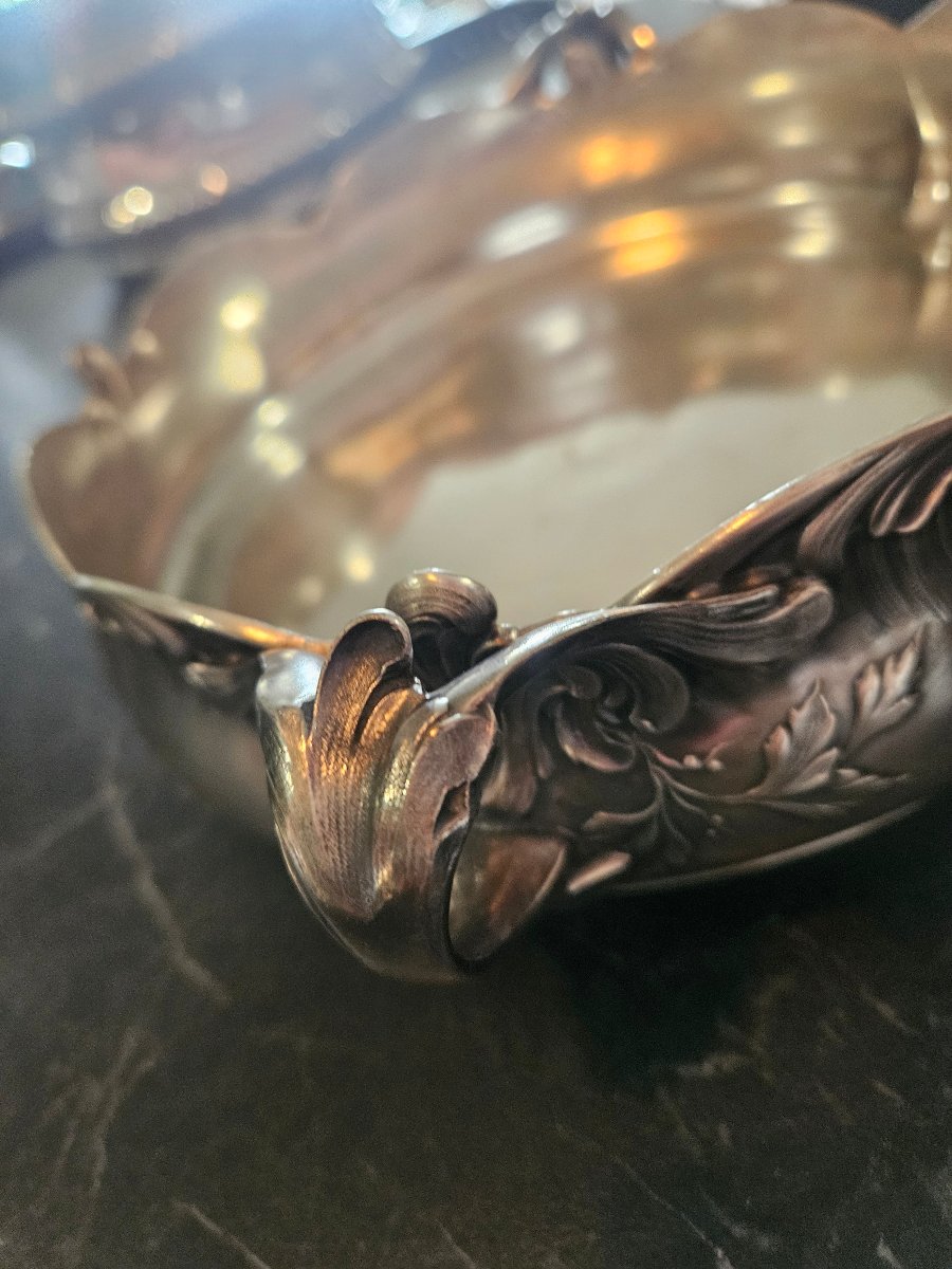 Gallia Silver-plated Metal Vegetable Holder-photo-2