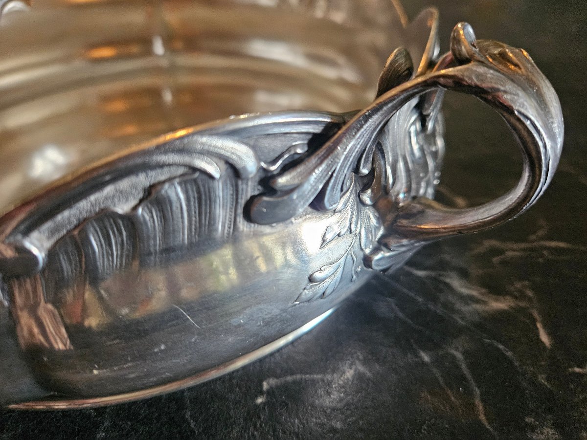 Gallia Silver-plated Metal Vegetable Holder-photo-3