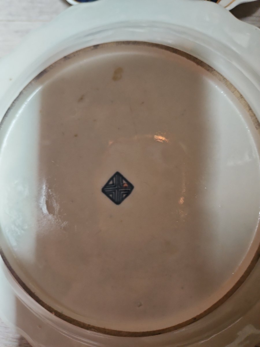 Pair Of Worcester Plates, 18th Century-photo-3