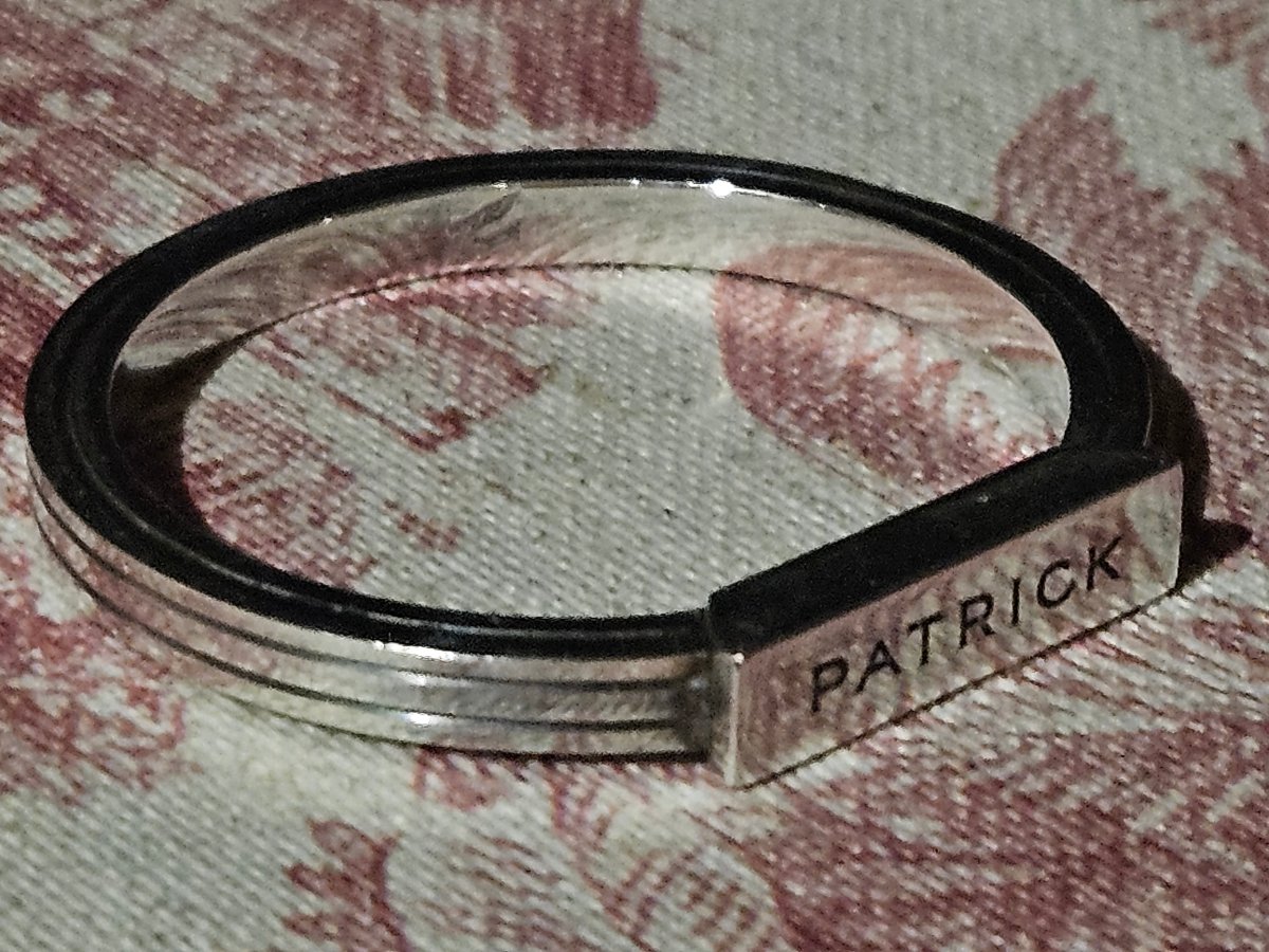 Art Deco Silver Napkin Ring By Tetard Frères