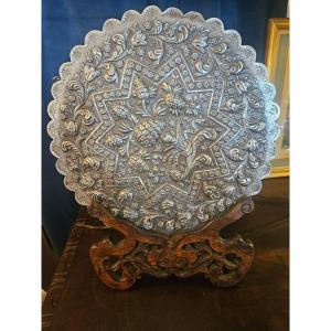 Miroir ottoman  en argent 