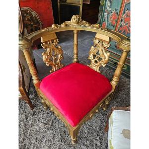19th Century Italian Baroque Armchair