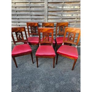 serie de 6 chaises restauration