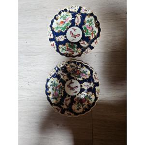 Pair Of Worcester Plates, 18th Century