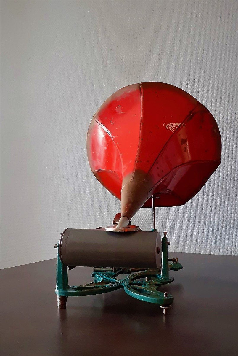 Phonographe à cylindre  la  Sirène    1900   Morel-photo-3