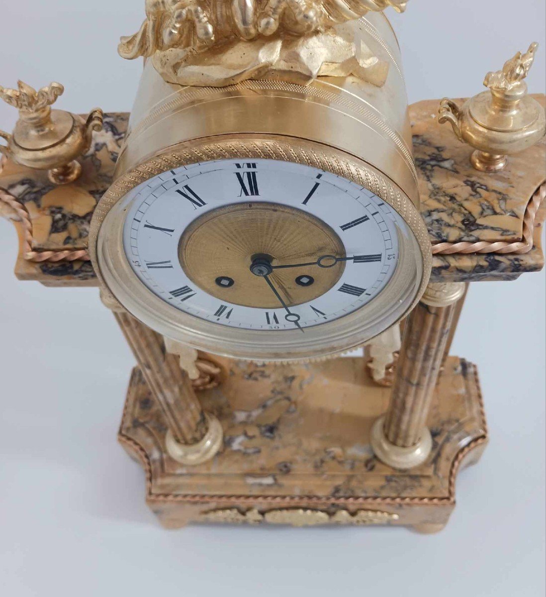 Portico Clock With Eagle Napoleon III-photo-1