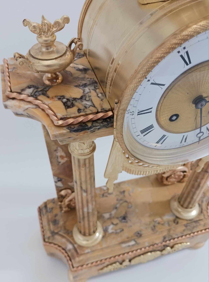 Portico Clock With Eagle Napoleon III-photo-7
