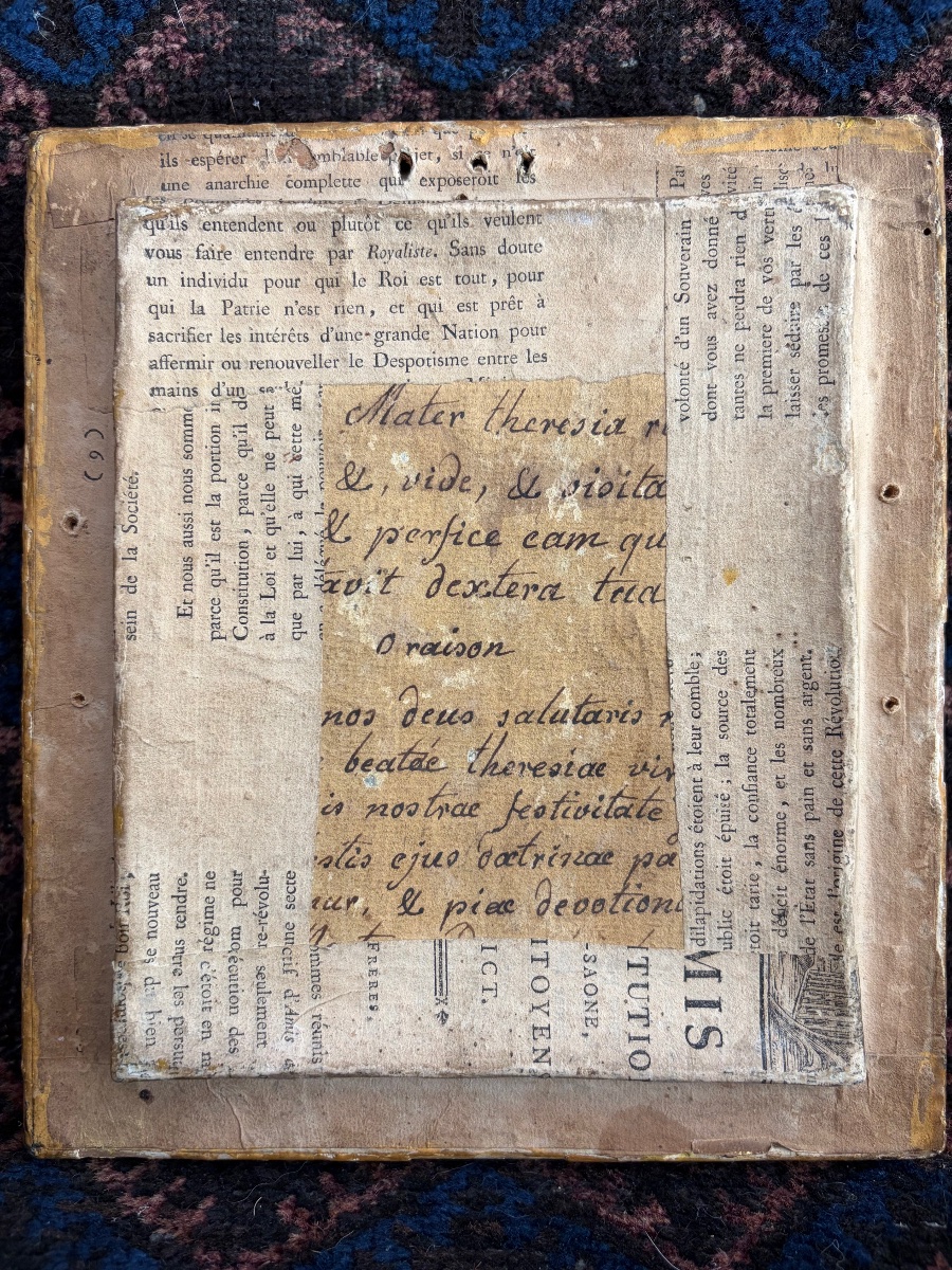 Paperolles représentant sainte Thérèse XVIII ème-photo-7