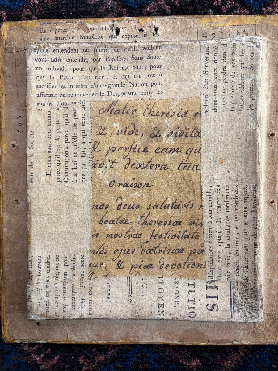 Paperolles représentant sainte Thérèse XVIII ème-photo-8
