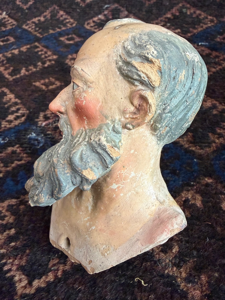 18th-century Neapolitan Santon Head-photo-2