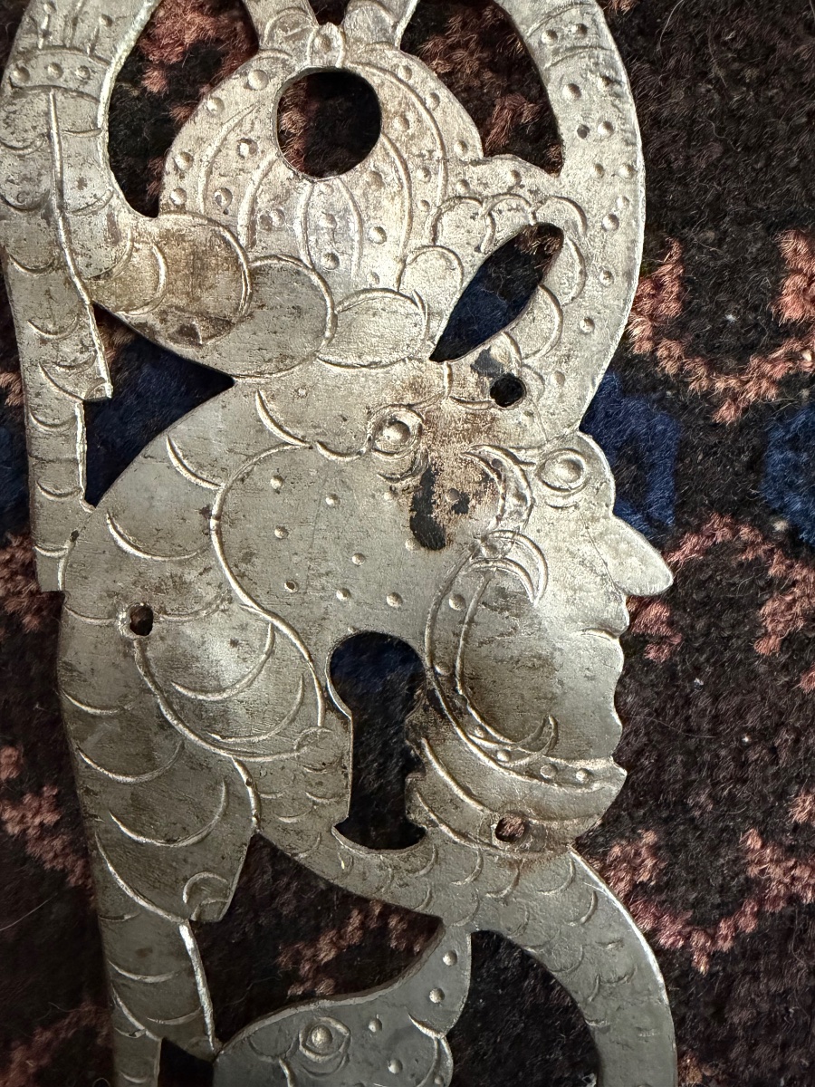 18th-century German Iron Door Lock-photo-2