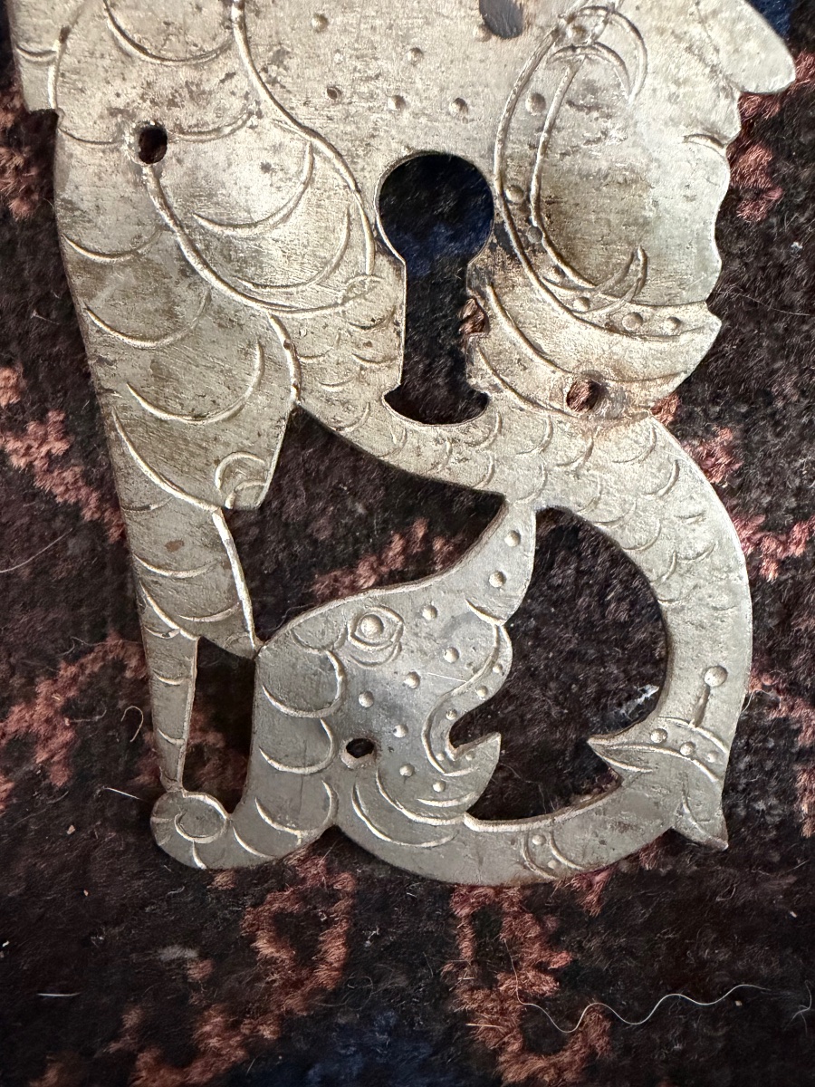 18th-century German Iron Door Lock-photo-3