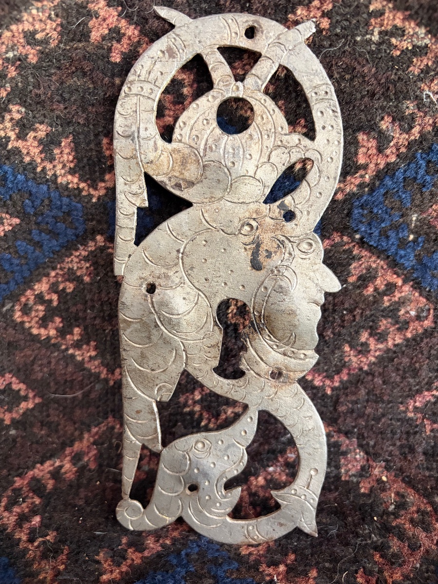 18th-century German Iron Door Lock