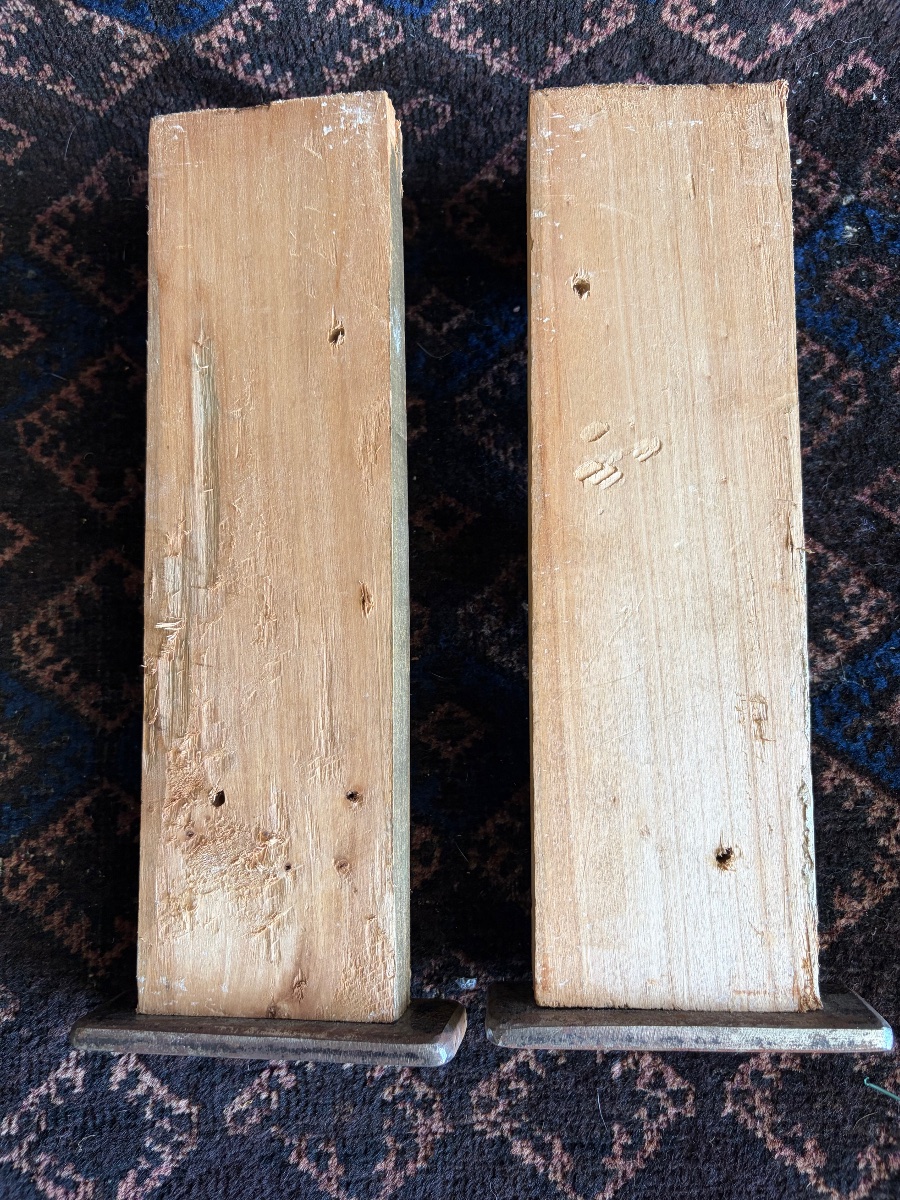 Pair Of 18th-century Gilded Wooden Decorative Pieces-photo-6