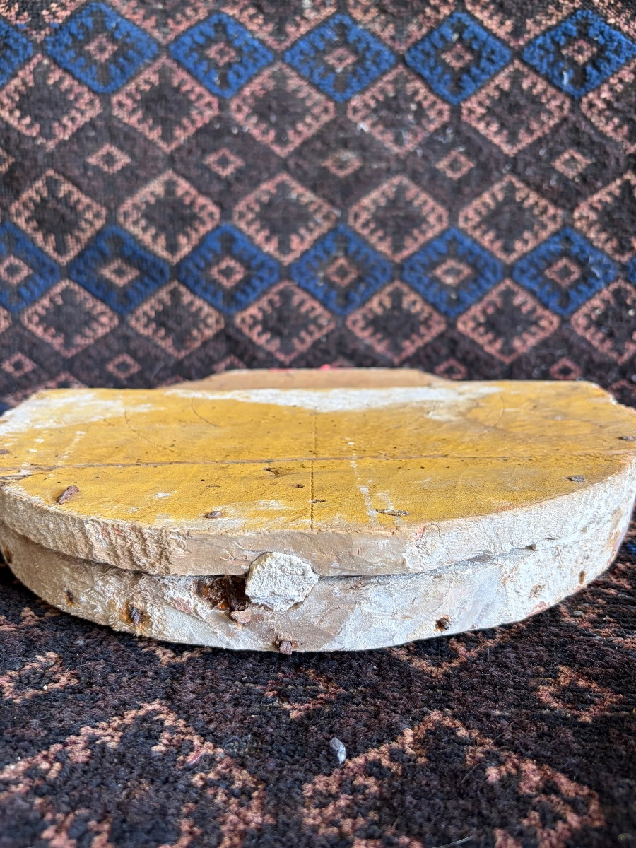 Élément de boiserie en bois doré XVIII ème-photo-4
