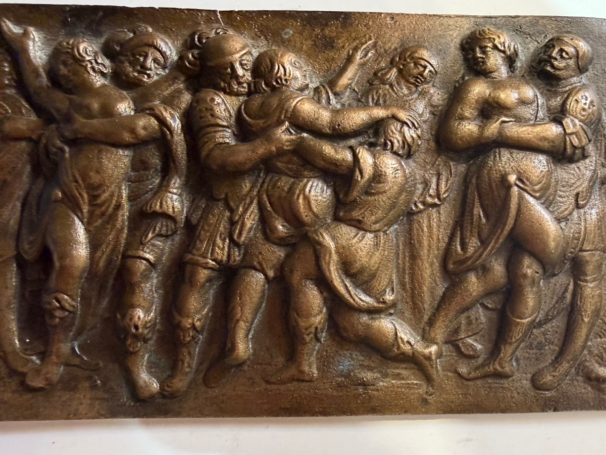 Plaquette de bronze