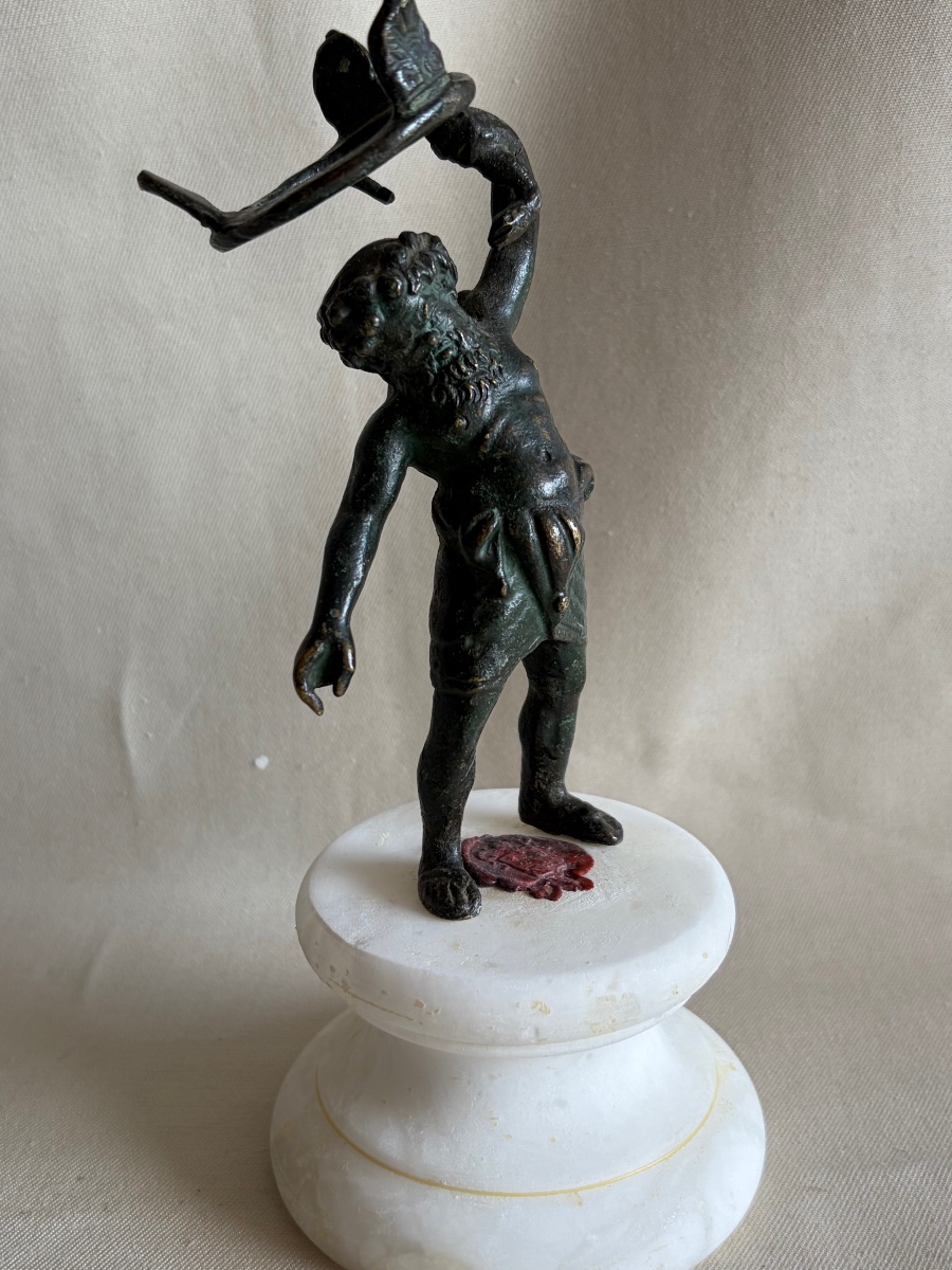 Statuette en bronze XIX ème-photo-2