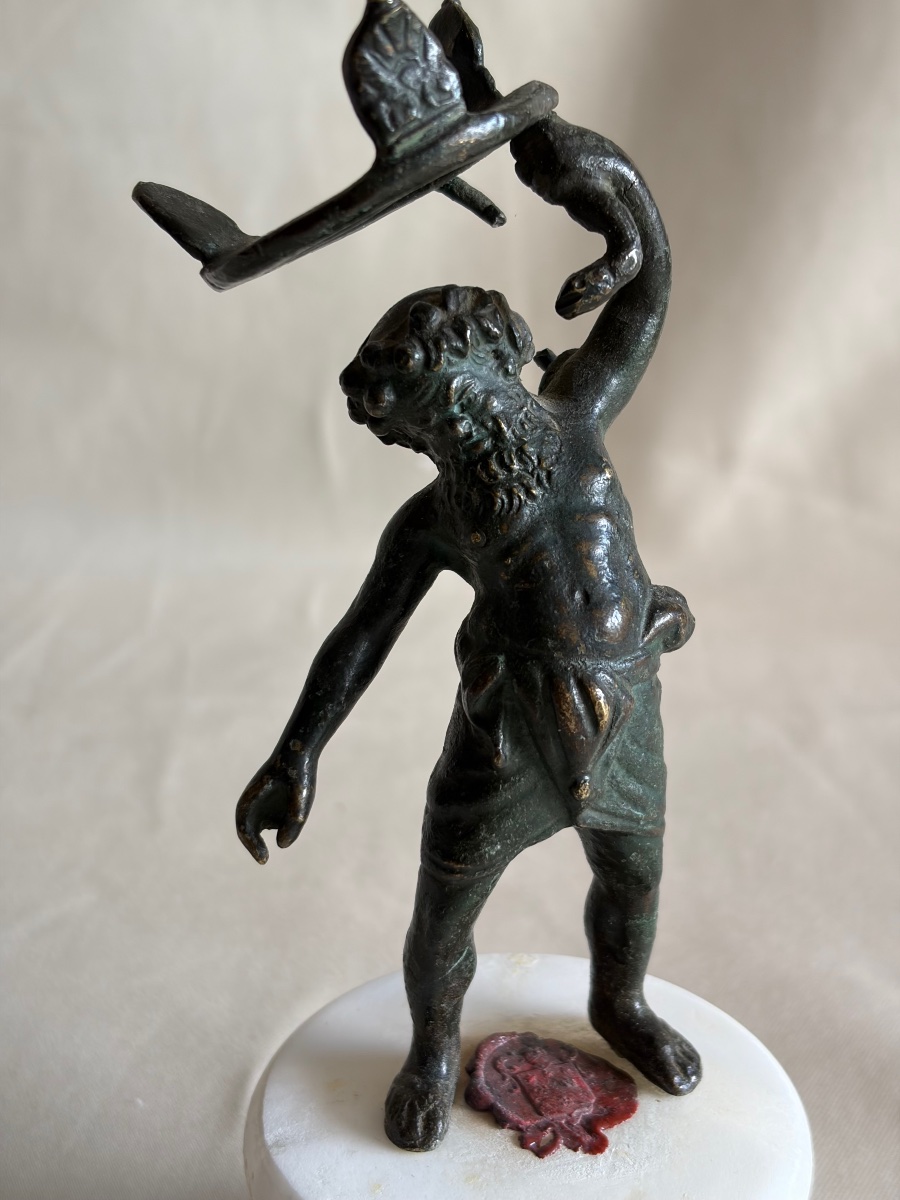 Statuette en bronze XIX ème-photo-3