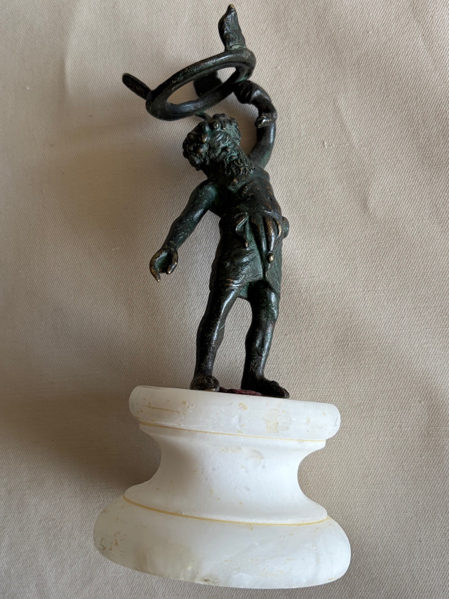 Statuette en bronze XIX ème-photo-4
